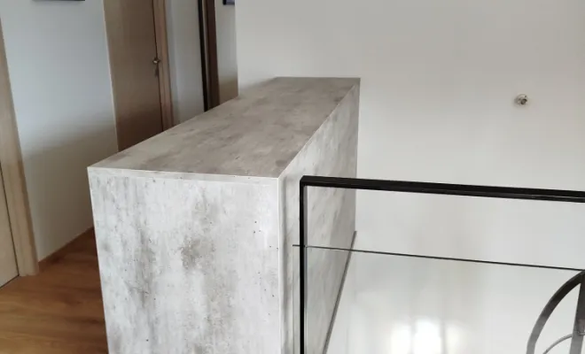 Fabrication meuble garde corps, Saint-Julien-en-Genevois, Echo Bois