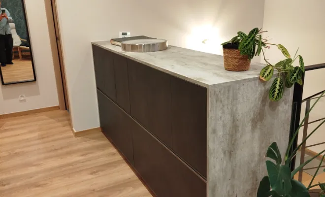 Meuble garde corp, Feigères, Echo Bois