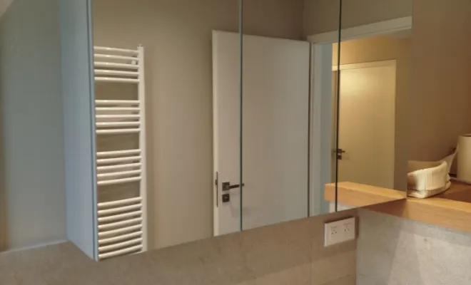 Armoire toilette suspendu, Collonges sous Salève, ECHO BOIS